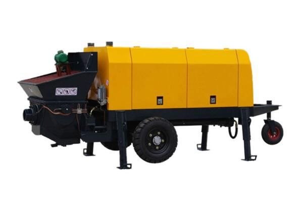 Stationary concrete pump