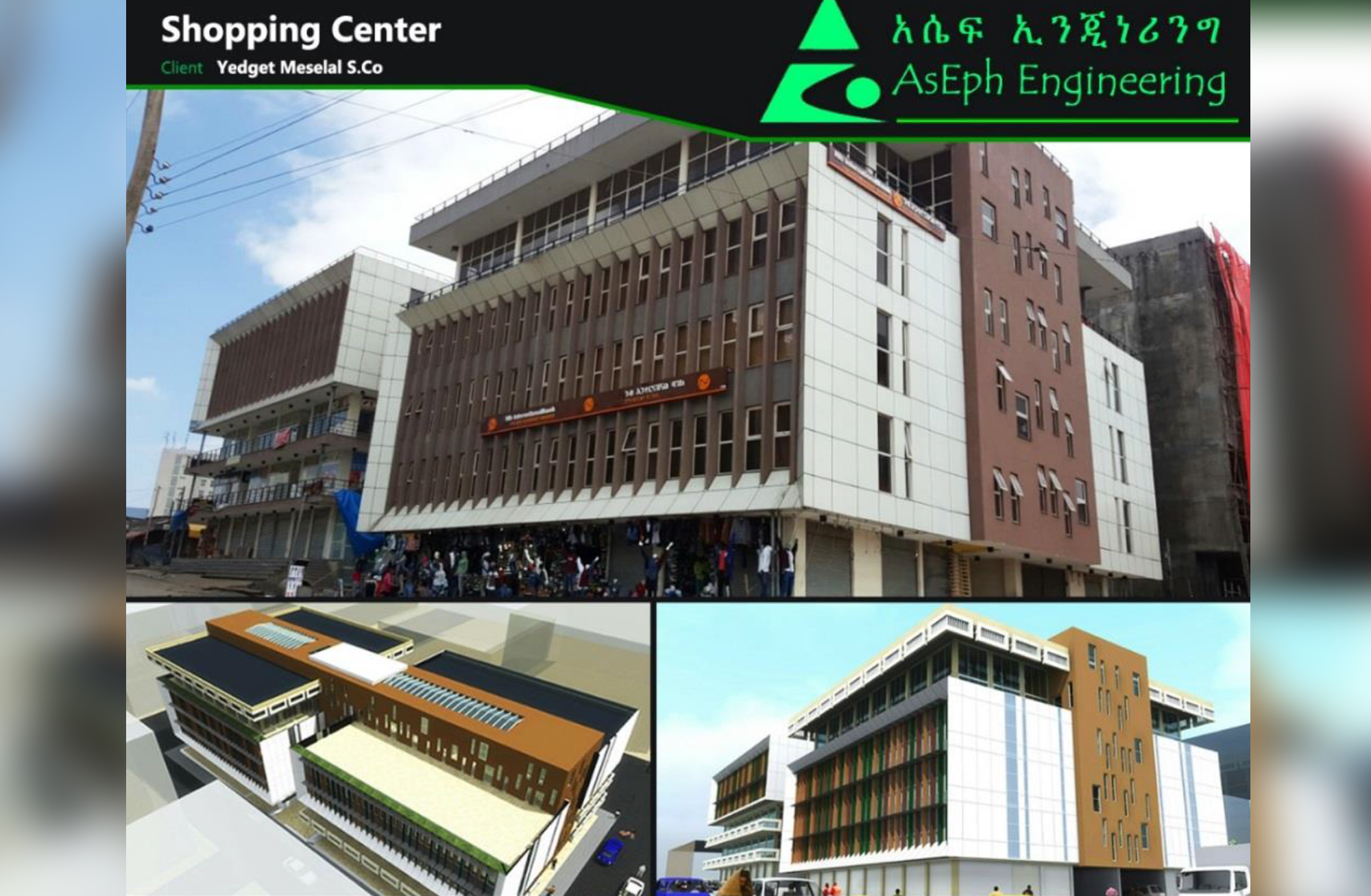 2B+G+4 Shoping Mall and Mixed Use building